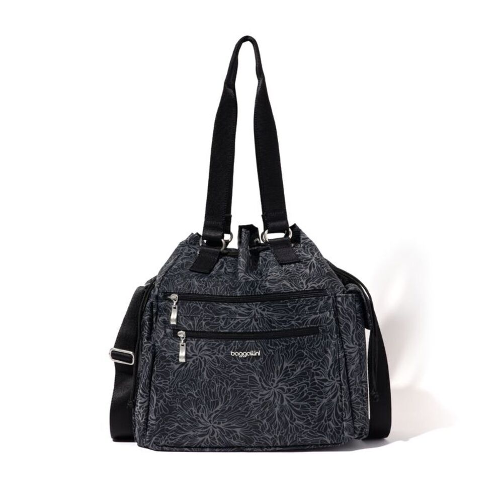 baggallini Modern Everywhere Drawstring Crossbody Bucket Bag